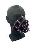 Pink Spiked Classic Hardware Face Muzzle