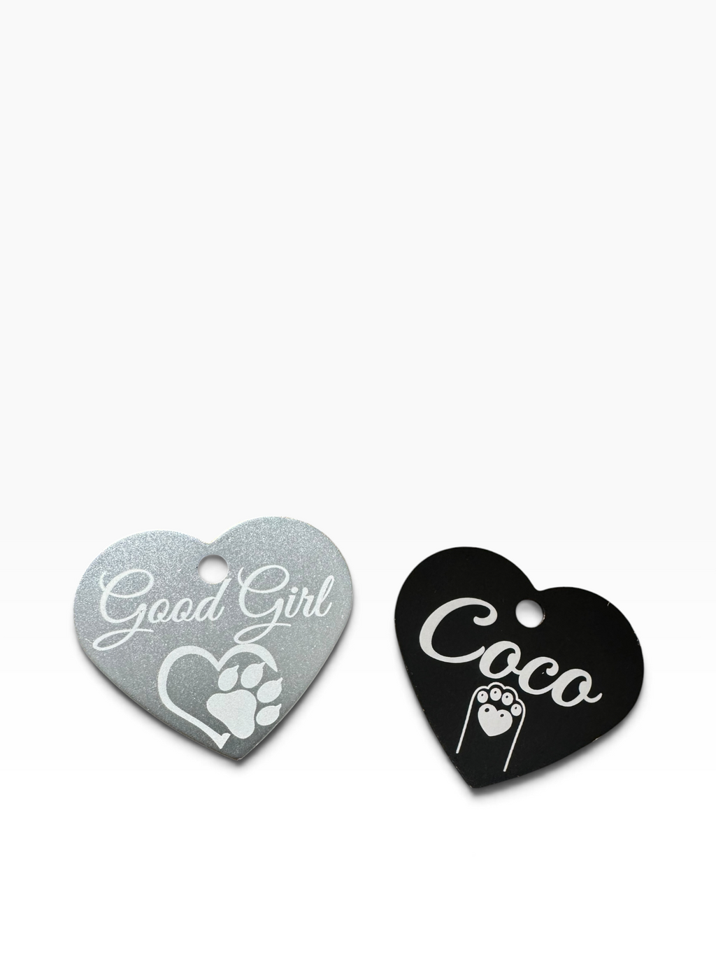 Custom Laser XL Engraved Dog Bone Tag Necklace