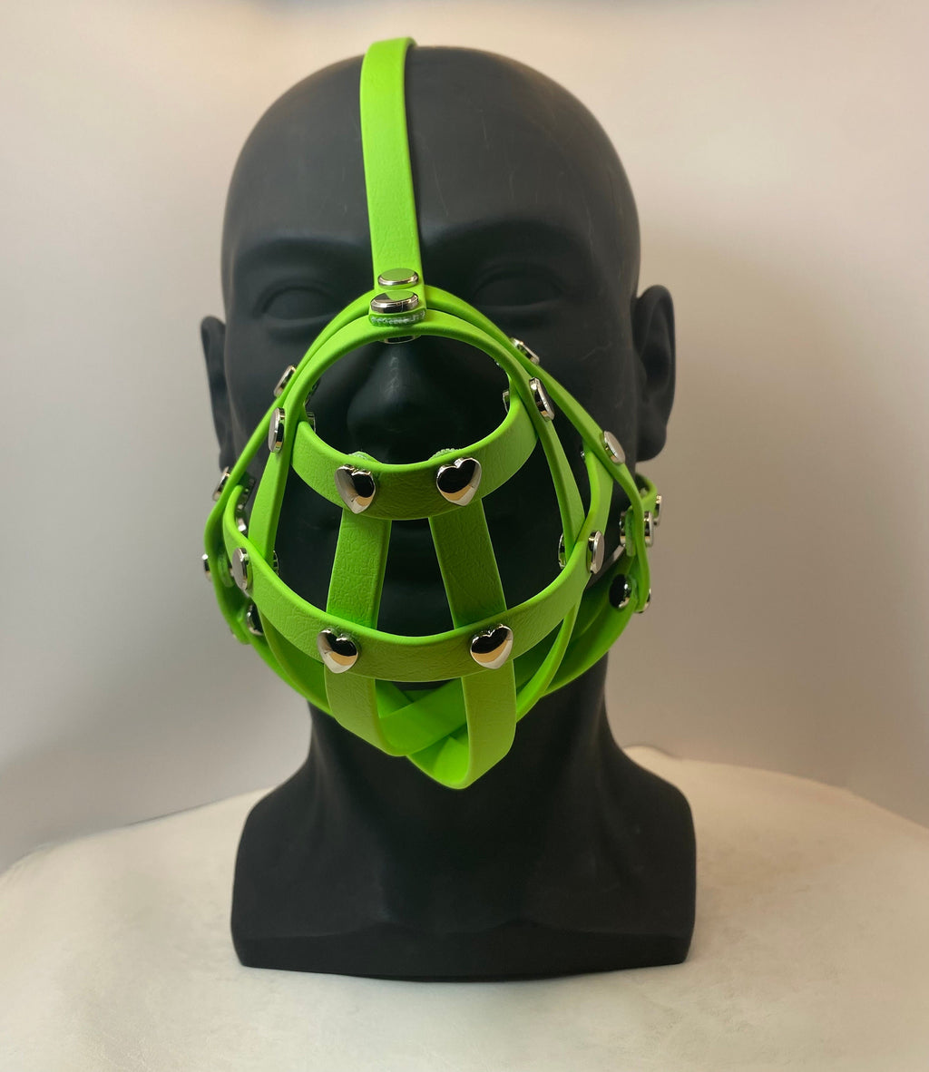 Green Premium Hardware Face Muzzle