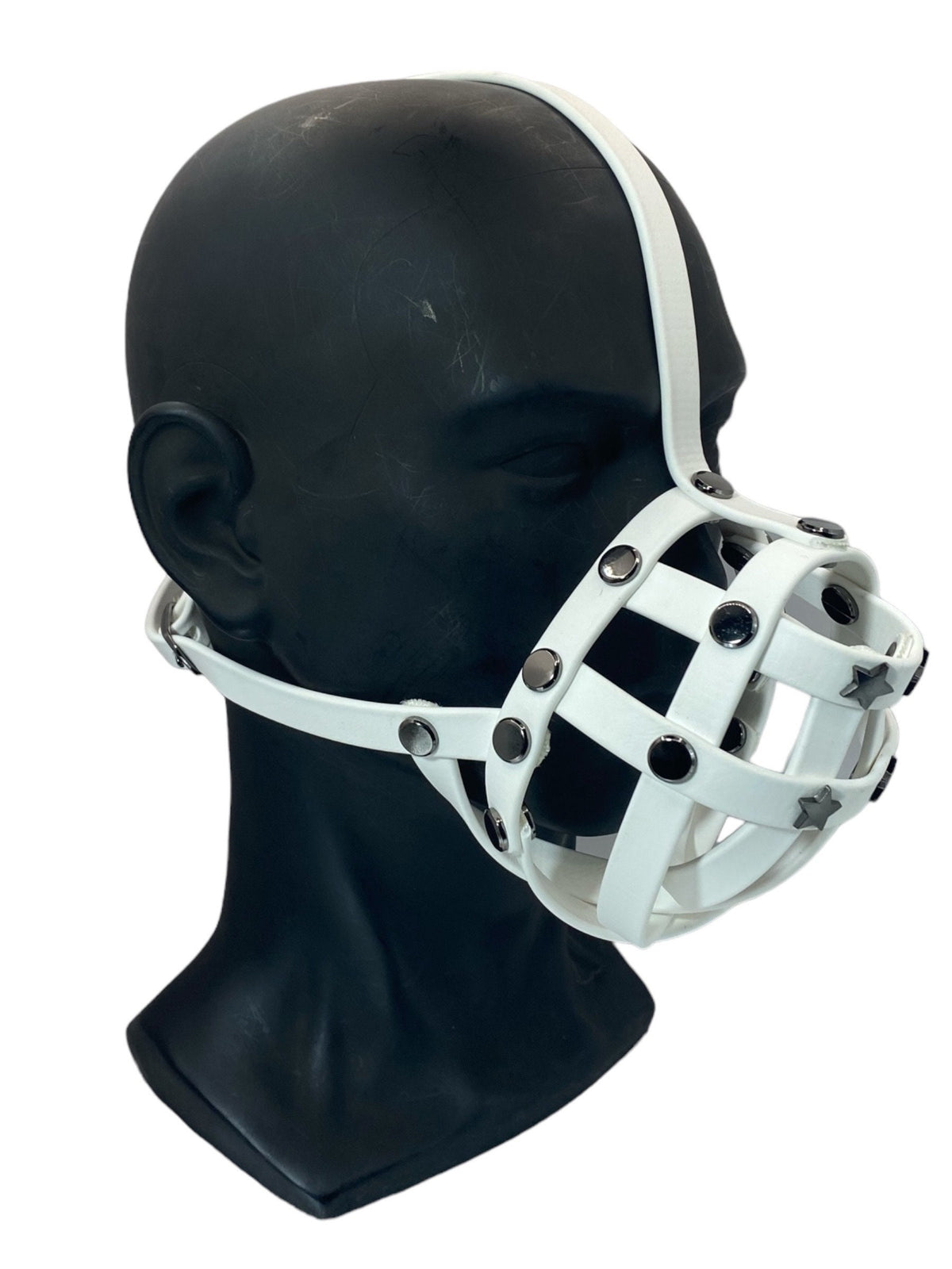 White Premium Hardware Face Muzzle