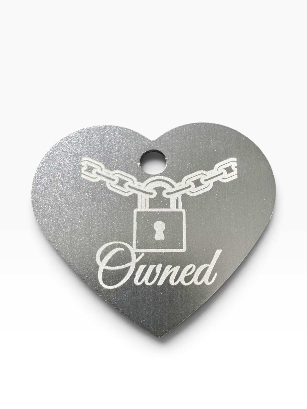 Custom Laser XL Engraved Dog Bone Tag Necklace