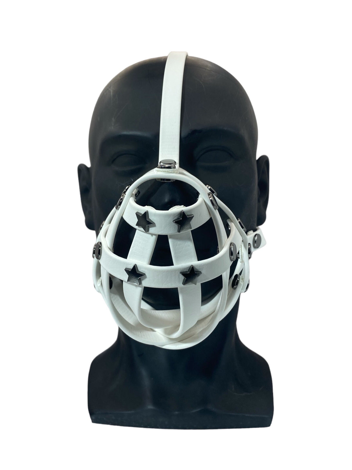 White Premium Hardware Face Muzzle