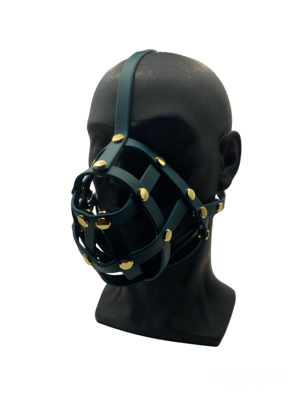 Forest Green Premium Hardware Face Muzzle