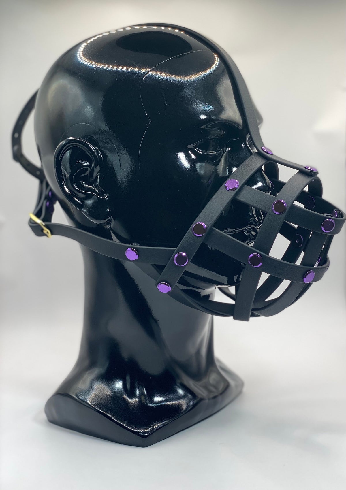 Purple Classic Hardware Face Muzzle