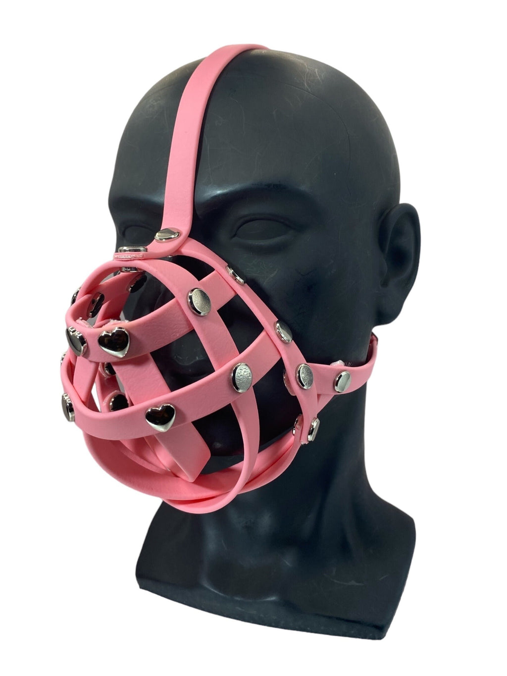 Pastel Pink Premium Hardware Face Muzzle