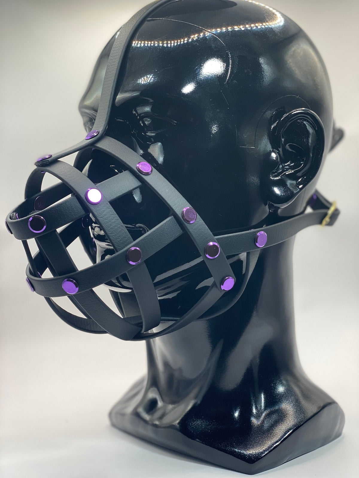 Purple Classic Hardware Face Muzzle