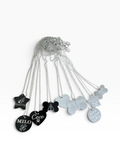 Custom Laser XL Engraved Dog Bone Tag Necklace