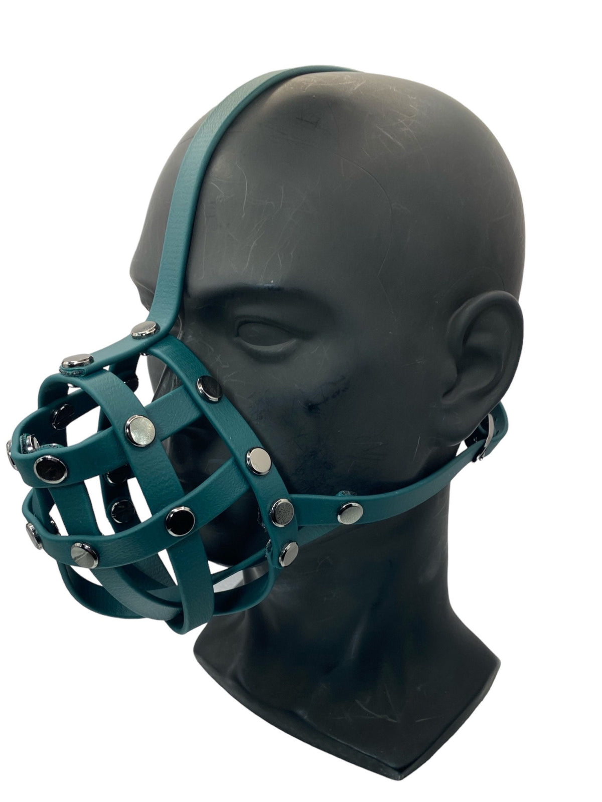 Forest Green Premium Hardware Face Muzzle