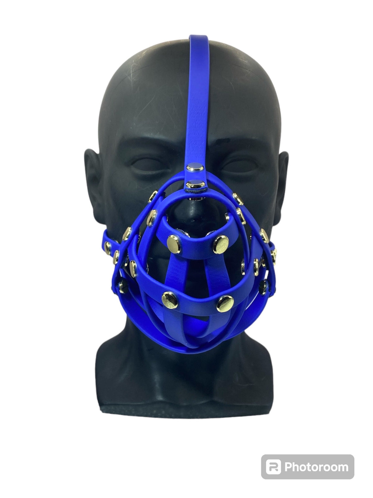 Royal Blue Premium Hardware Face Muzzle