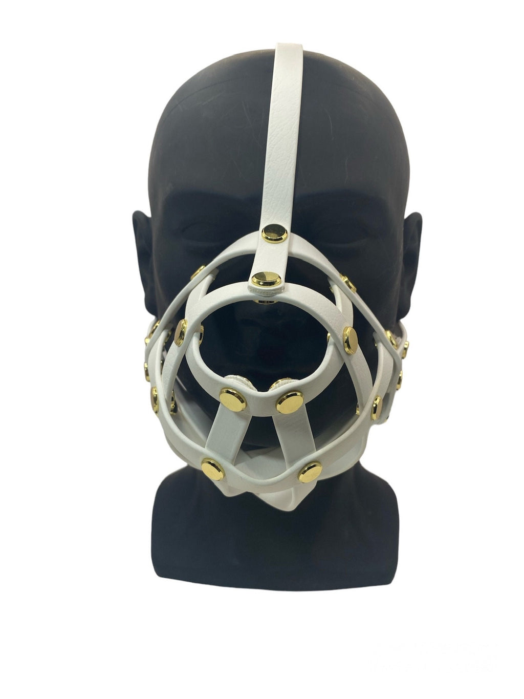 White Premium Hardware Face Muzzle