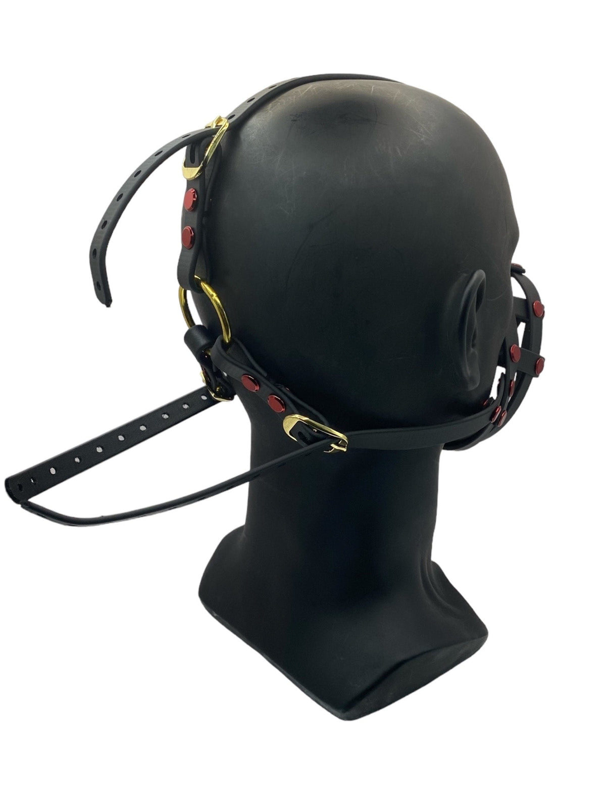Red Classic Hardware Face Muzzle