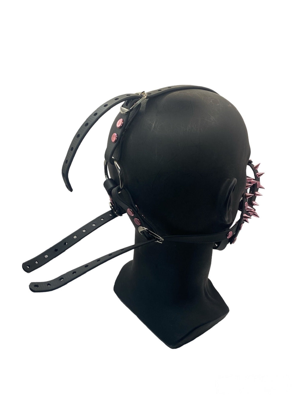 Pink Spiked Classic Hardware Face Muzzle
