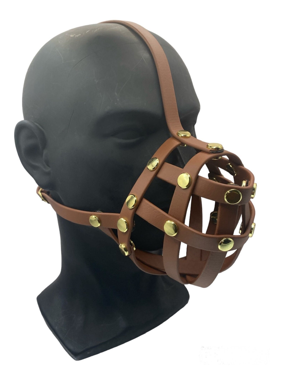 Light Brown Premium Hardware Face Muzzle