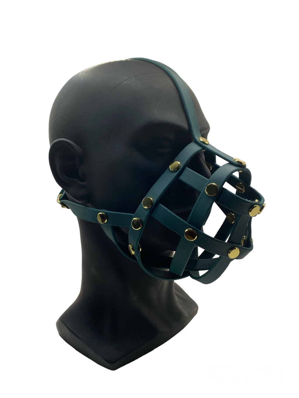 Forest Green Premium Hardware Face Muzzle