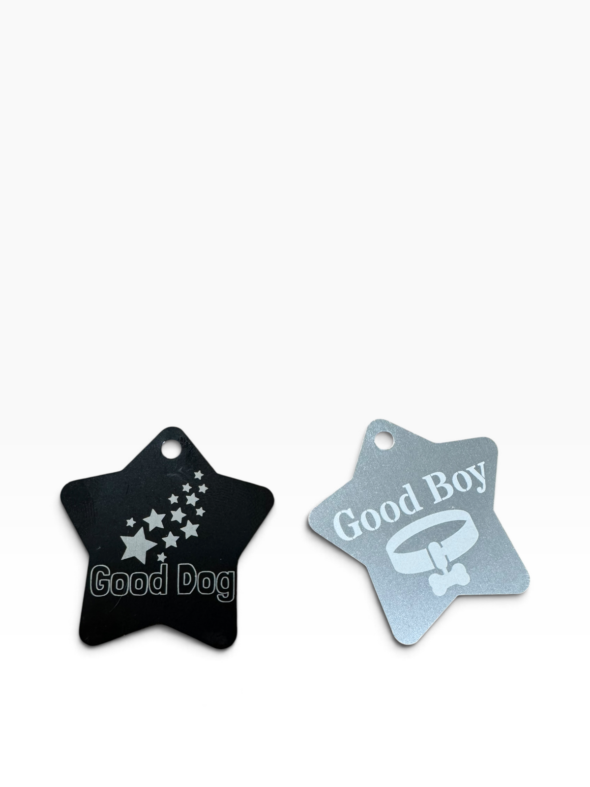 Custom Laser XL Engraved Dog Bone Tag Necklace