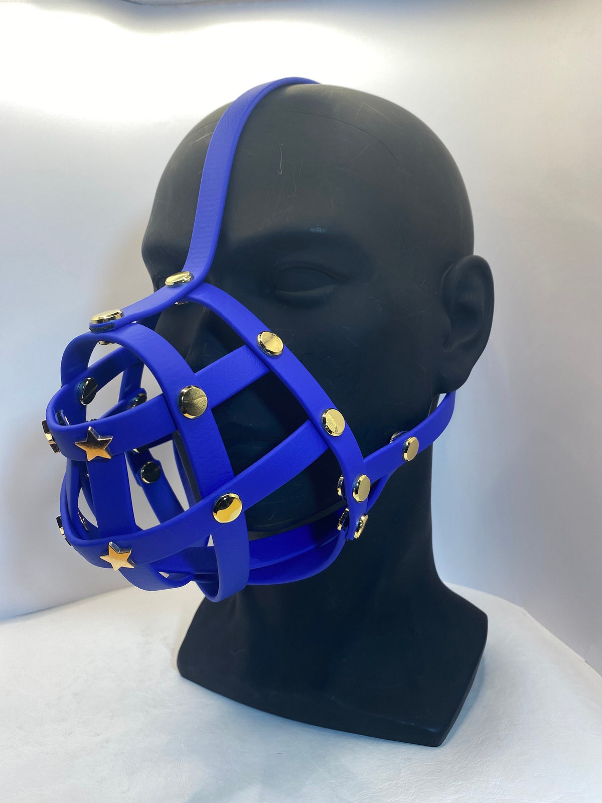 Royal Blue Premium Hardware Face Muzzle