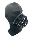 Silver Spiked Classic Hardware Face Muzzle
