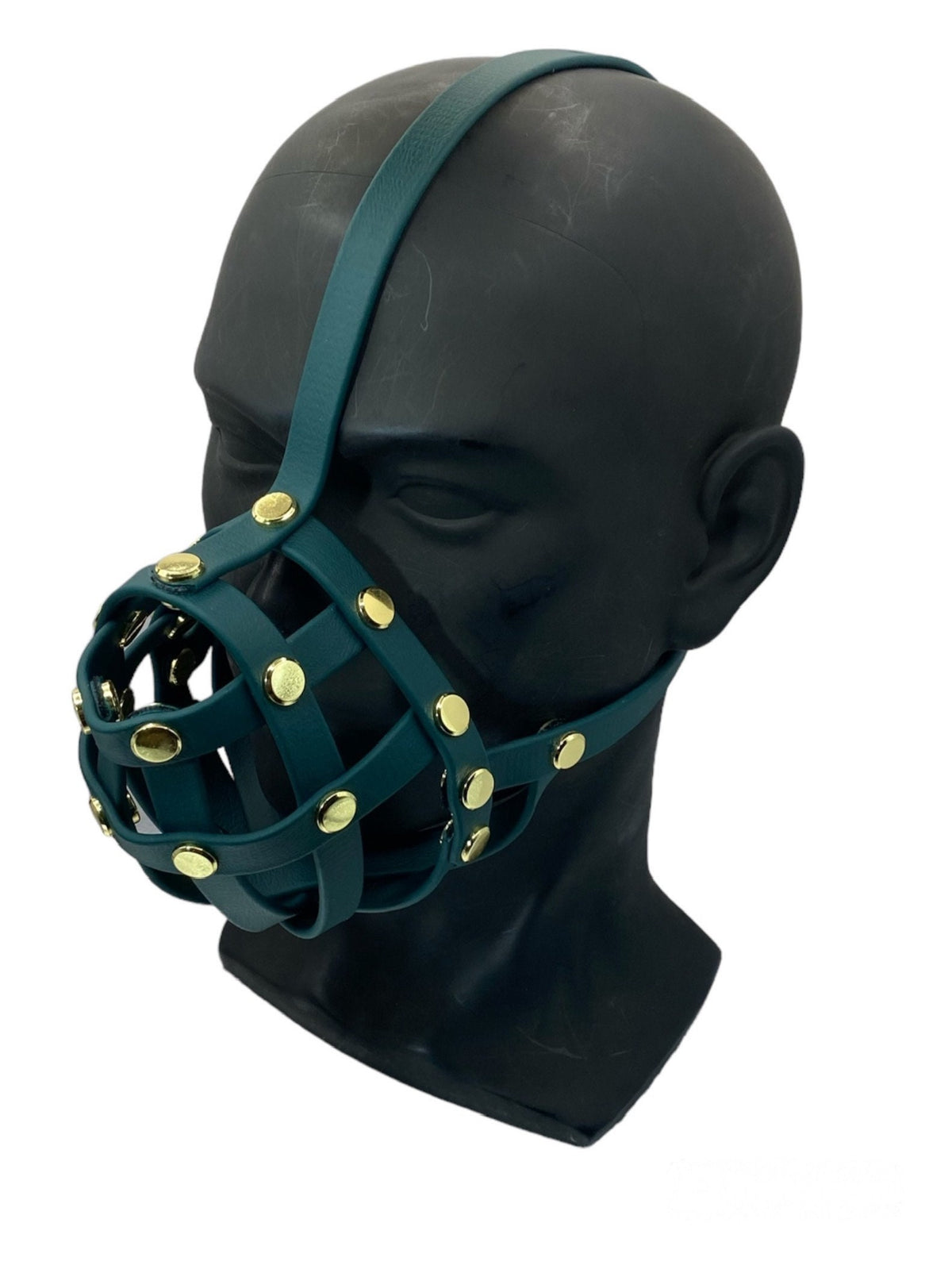 Forest Green Premium Hardware Face Muzzle