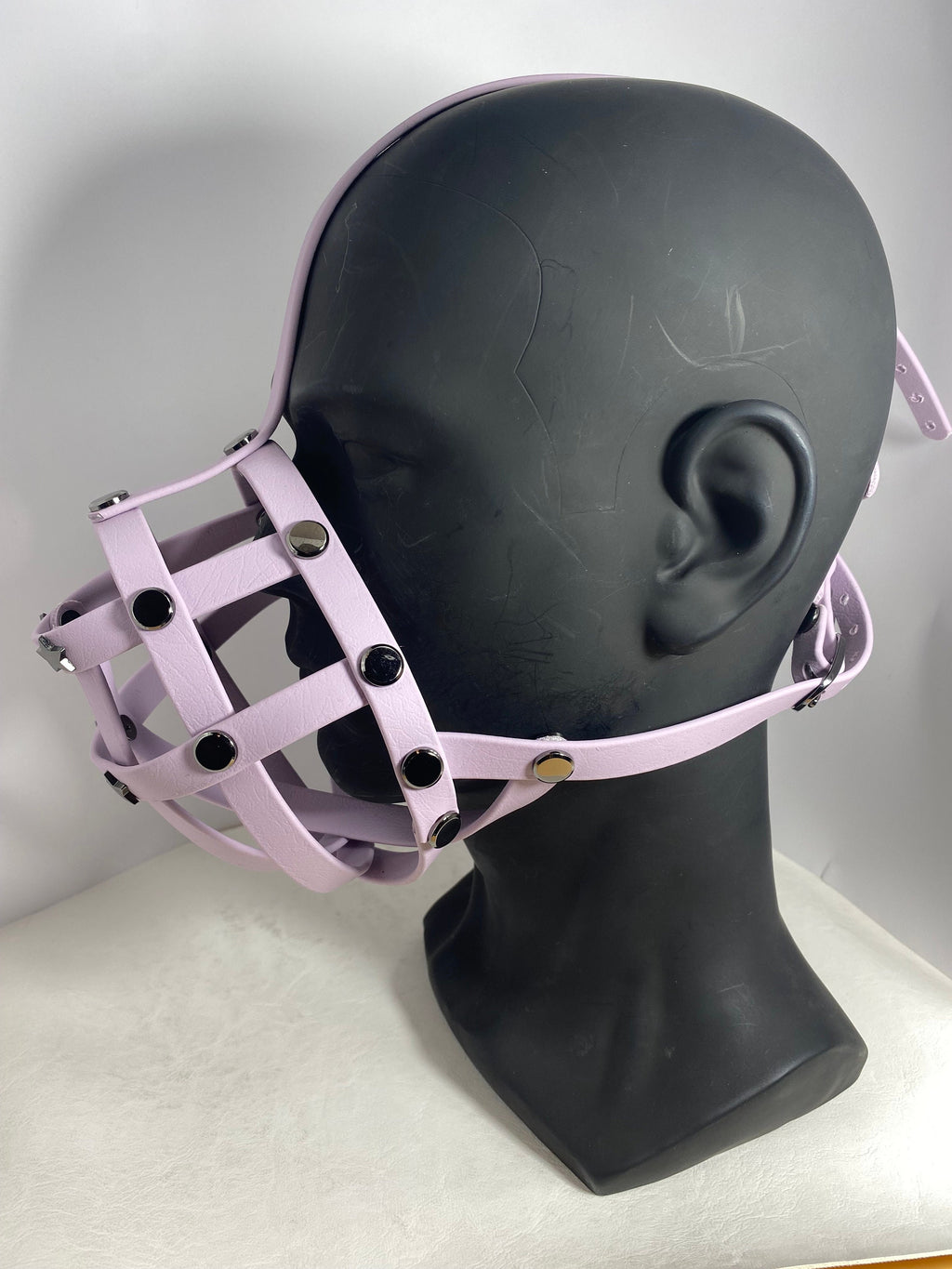 Pastel Purple Premium Hardware Face Muzzle