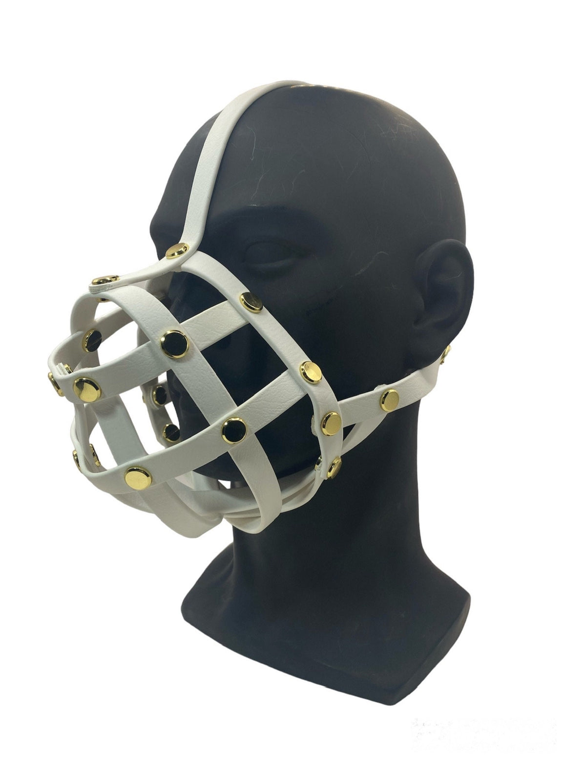 White Premium Hardware Face Muzzle