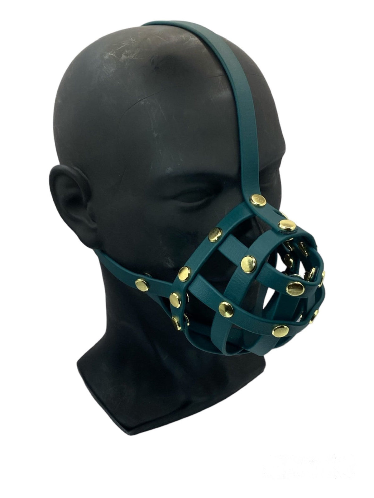 Forest Green Premium Hardware Face Muzzle
