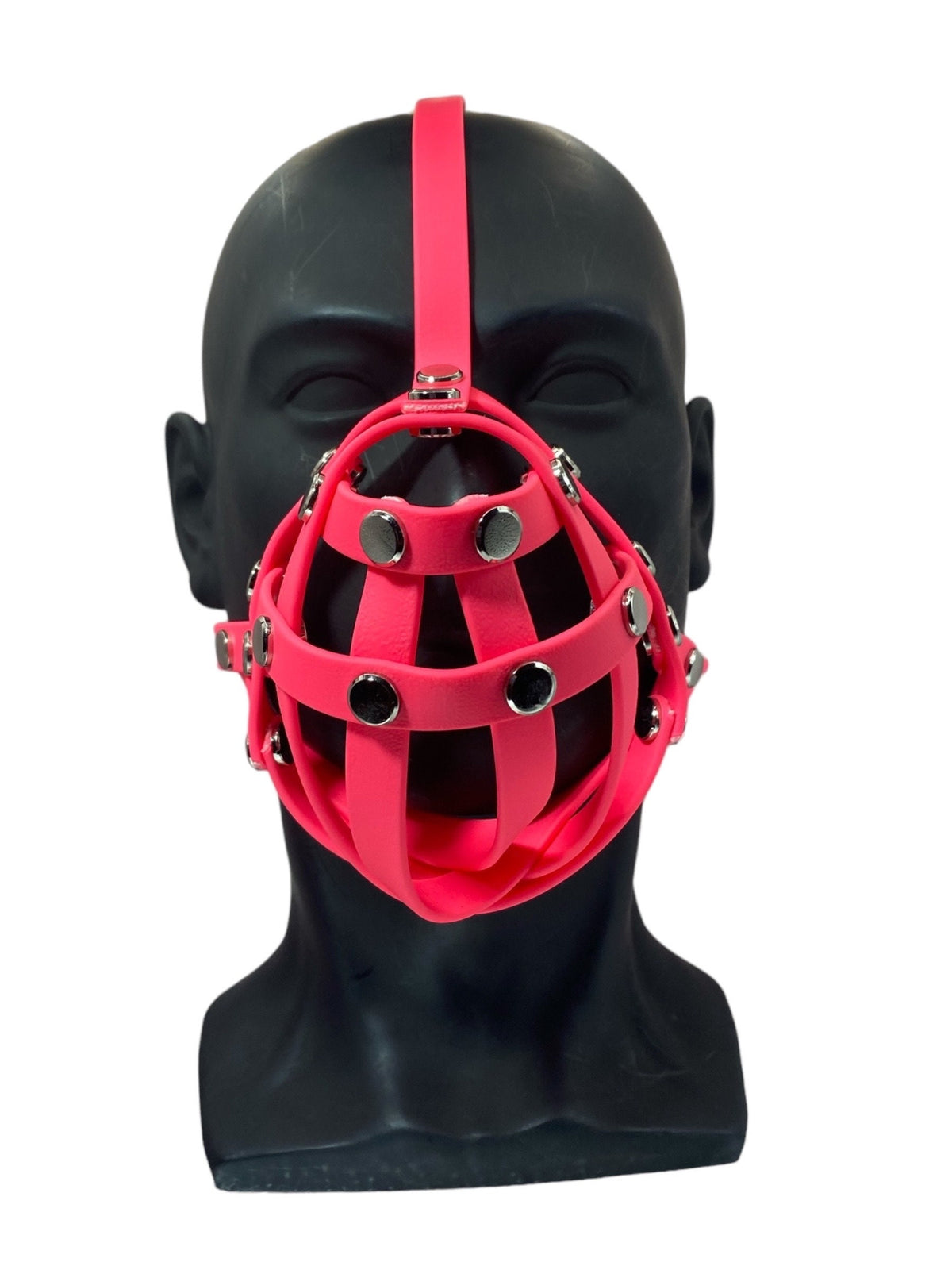 UV Reflective Neon Pink Premium Hardware Face Muzzle