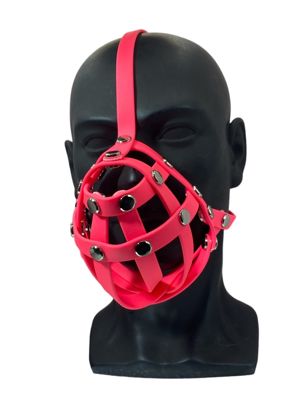 UV Reflective Neon Pink Premium Hardware Face Muzzle