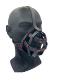 Red Classic Hardware Face Muzzle