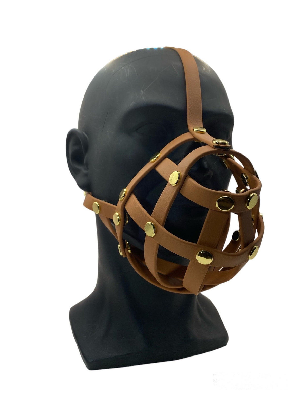 Light Brown Premium Hardware Face Muzzle