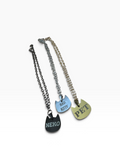 Kemonomimi Cat Necklace With Custom Laser Engraved Stainless Steel Tag