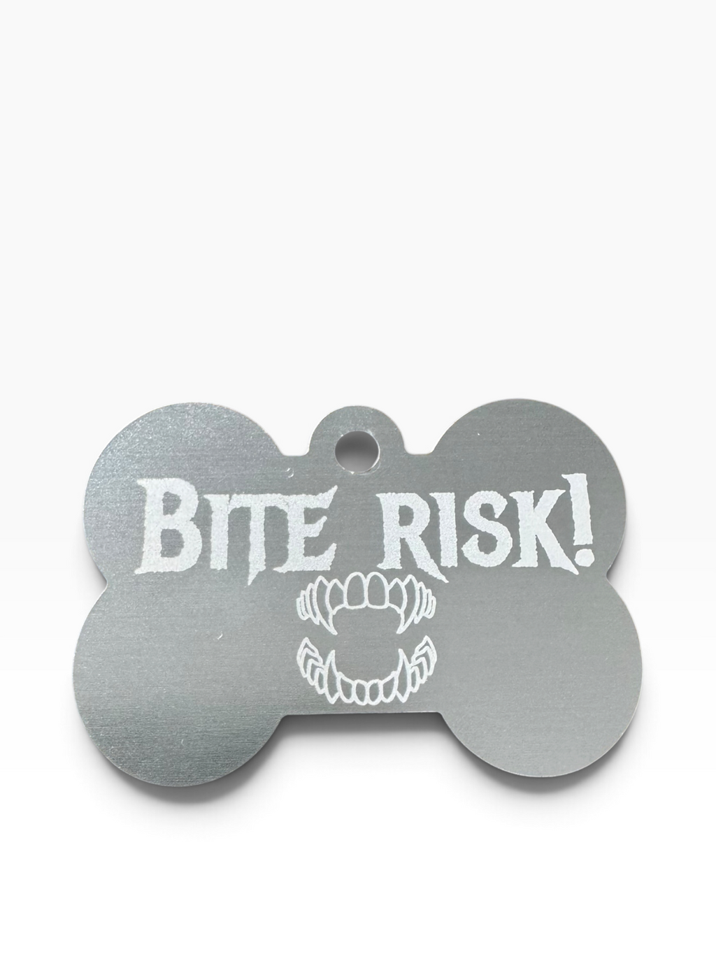 Custom Laser XL Engraved Dog Bone Tag Necklace