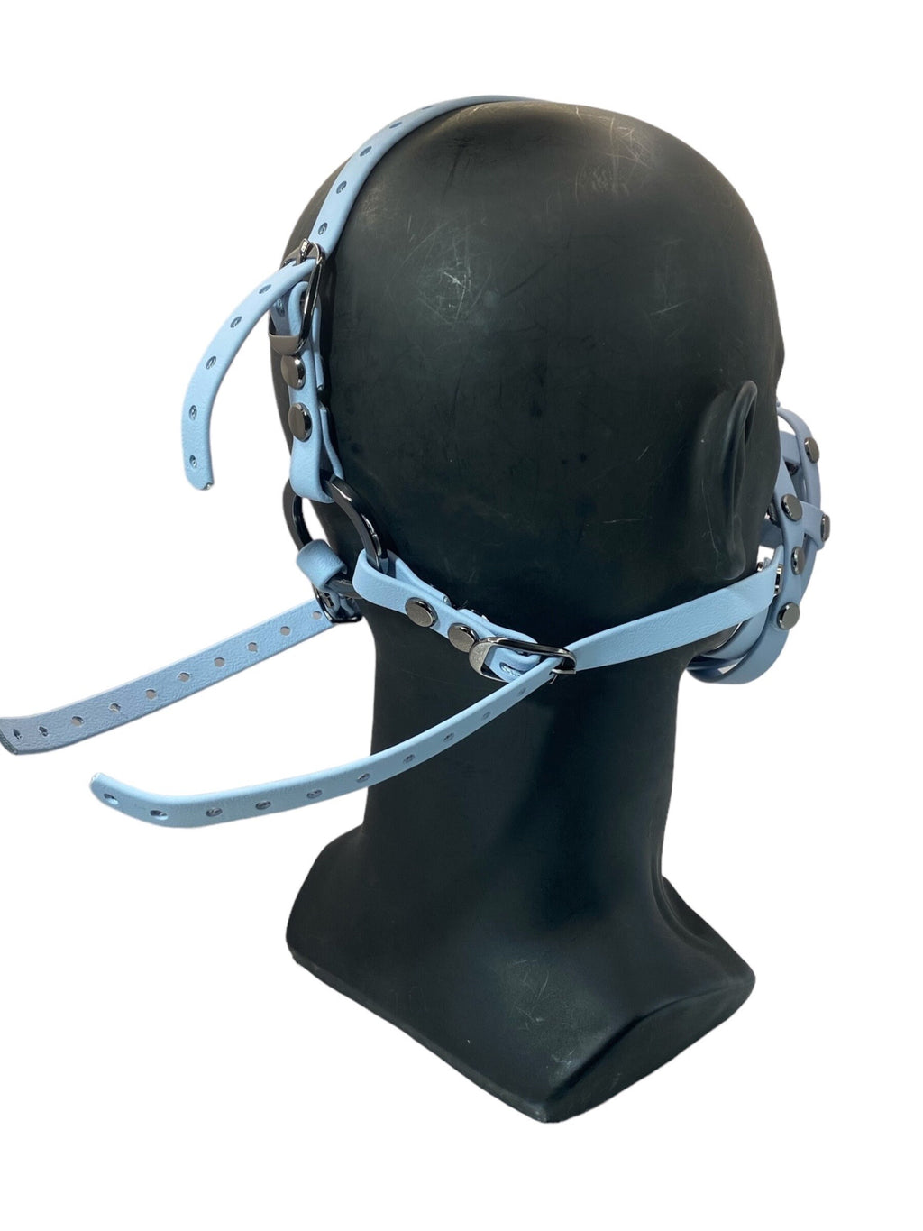 Pastel Blue Premium Hardware Face Muzzle