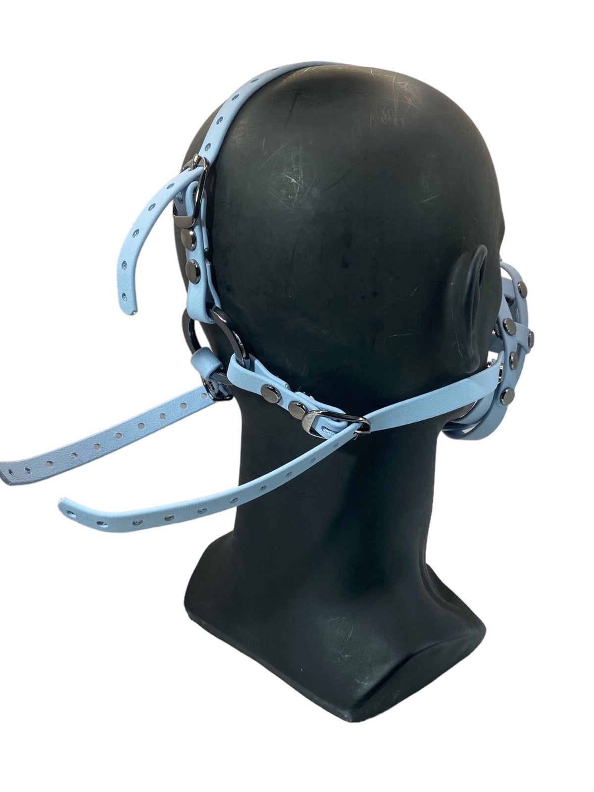Pastel Blue Premium Hardware Face Muzzle
