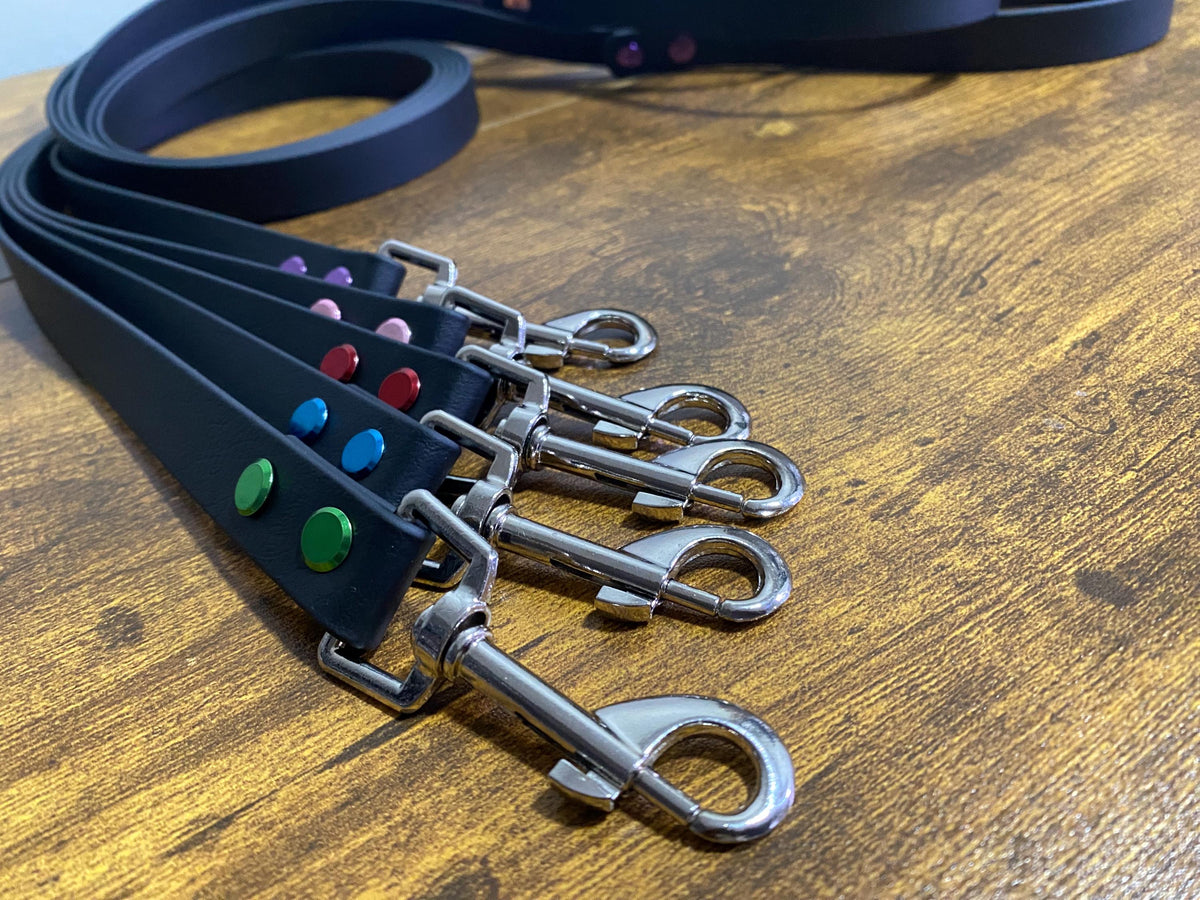Colored Hardware Leash, Tug, Stain and Water Proof