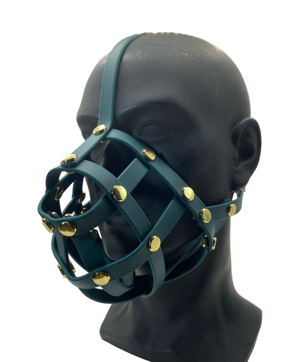 Forest Green Premium Hardware Face Muzzle