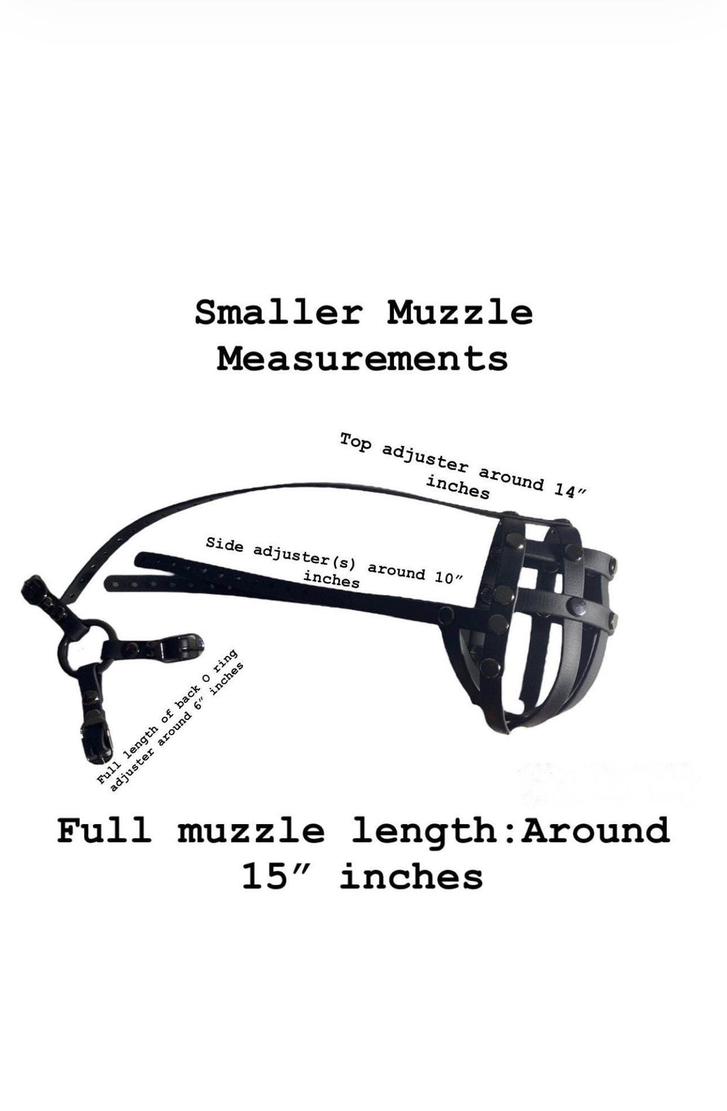 Silver Spiked Classic Hardware Face Muzzle