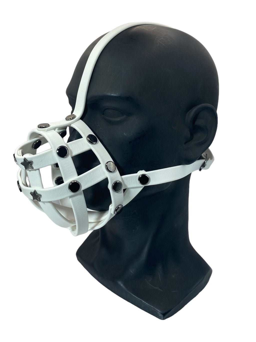 White Premium Hardware Face Muzzle