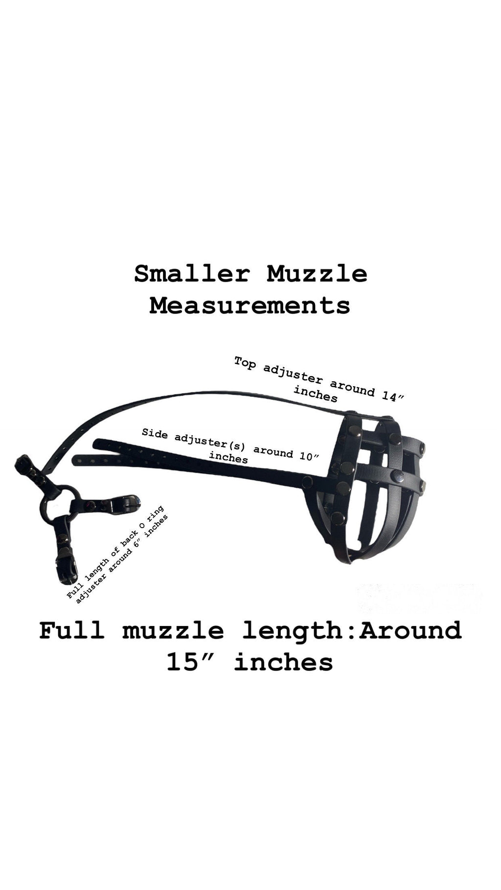 Light Brown Premium Hardware Face Muzzle