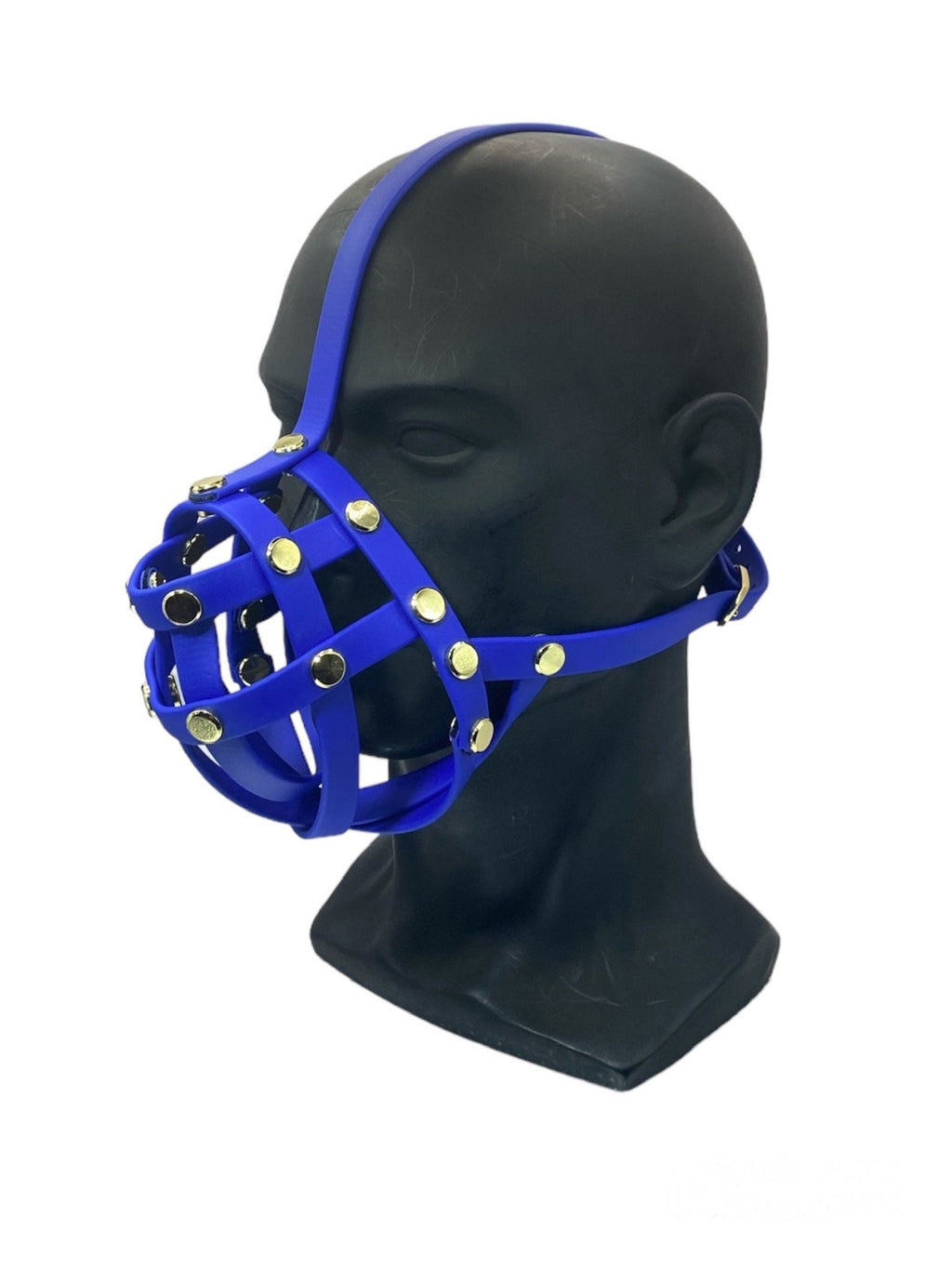 Royal Blue Premium Hardware Face Muzzle