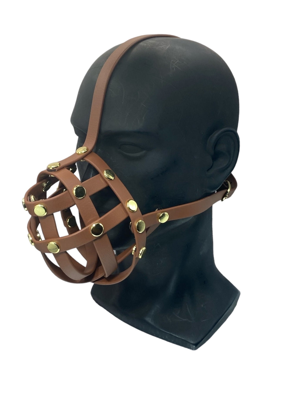 Light Brown Premium Hardware Face Muzzle