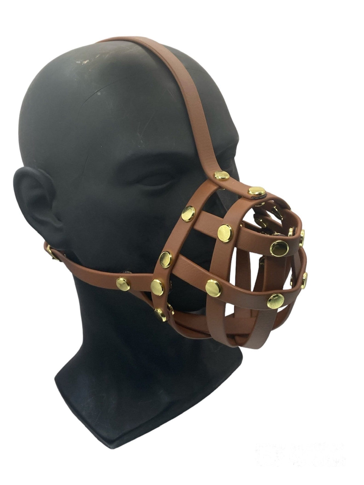 Light Brown Premium Hardware Face Muzzle