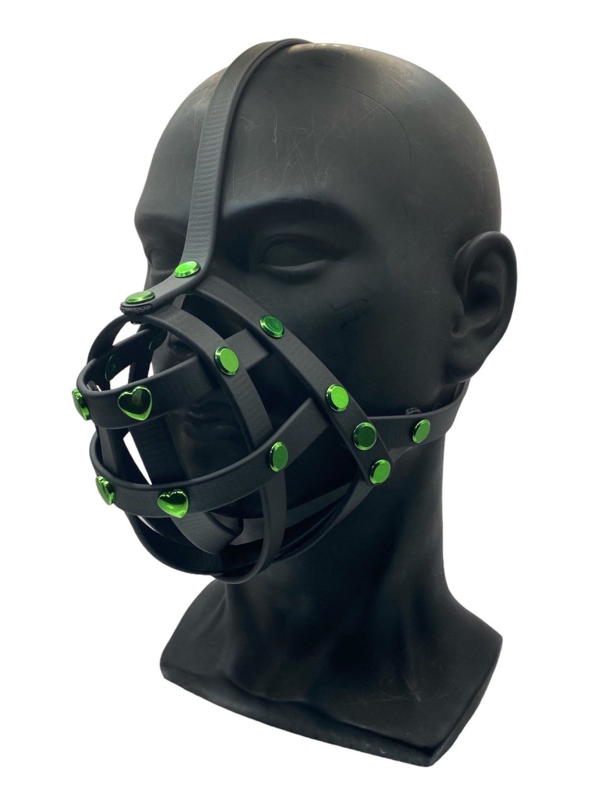 Green Classic Hardware Face Muzzle
