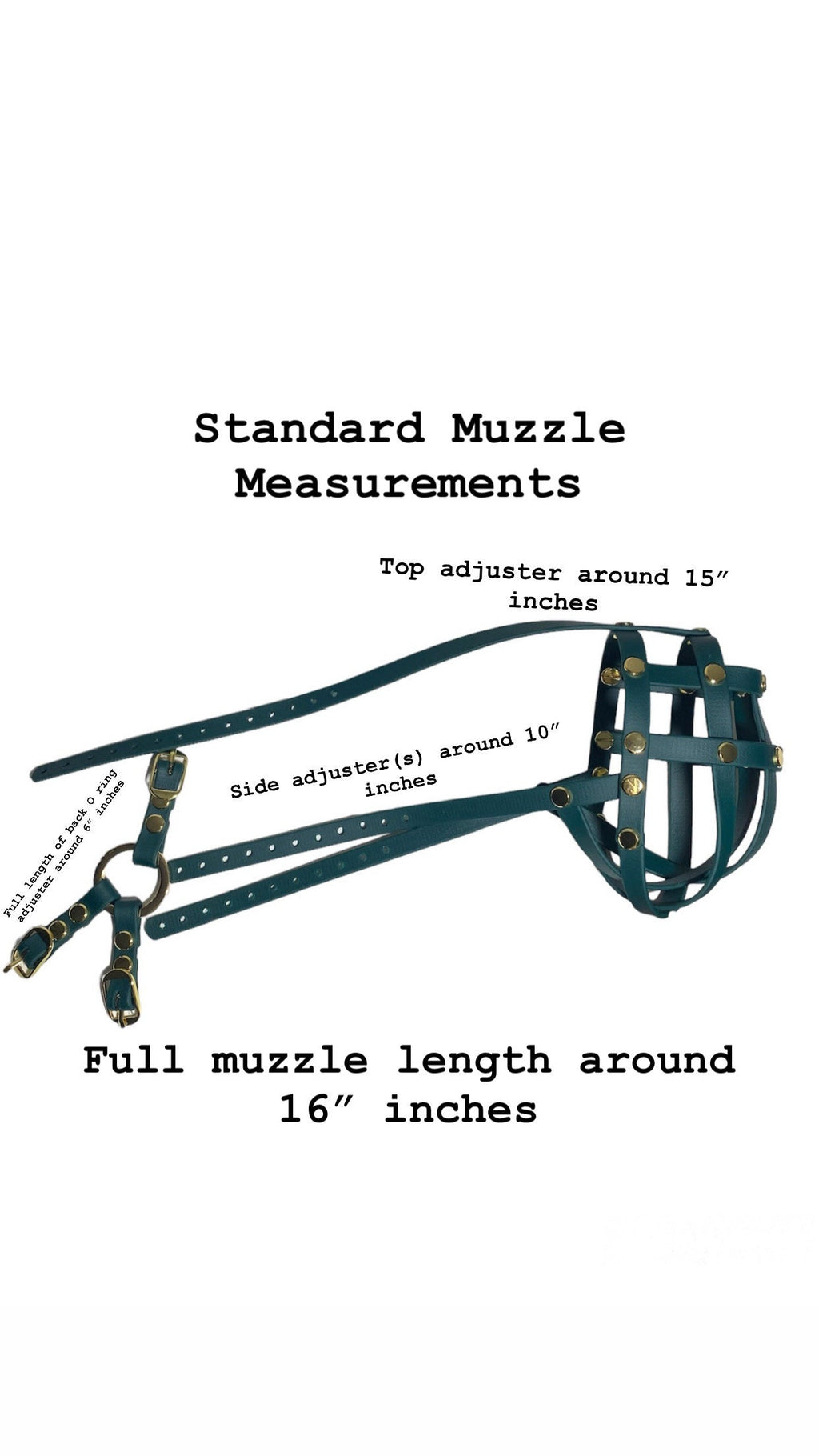 Pastel Green Premium Hardware Face Muzzle