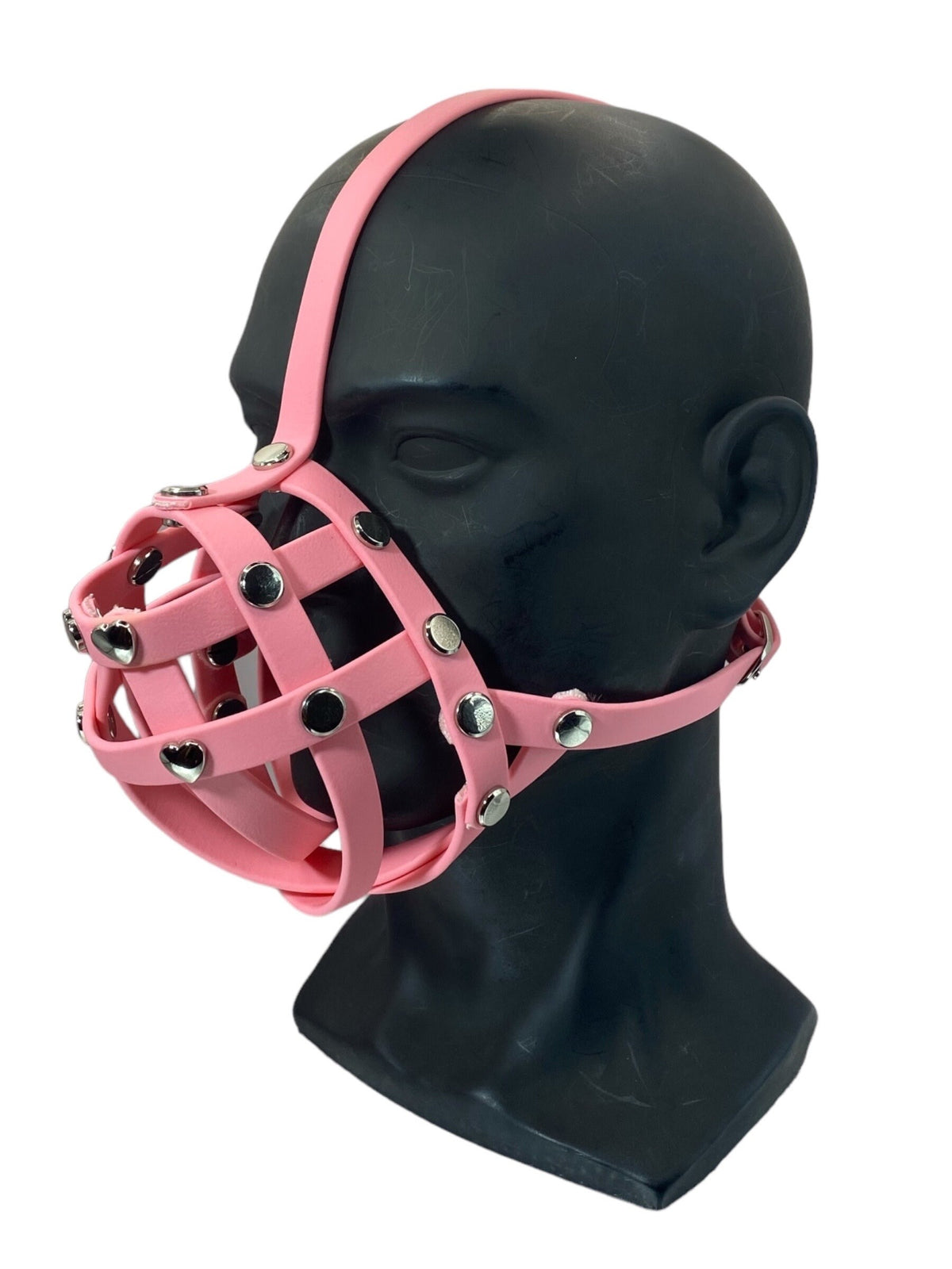 Pastel Pink Premium Hardware Face Muzzle
