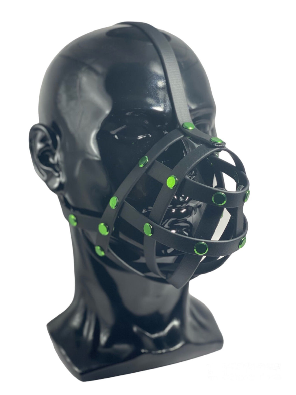 Green Classic Hardware Face Muzzle