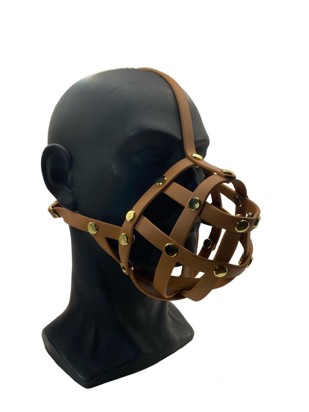 Light Brown Premium Hardware Face Muzzle