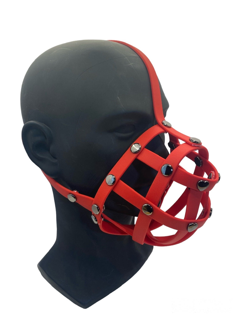 Red Premium Hardware Face Muzzle