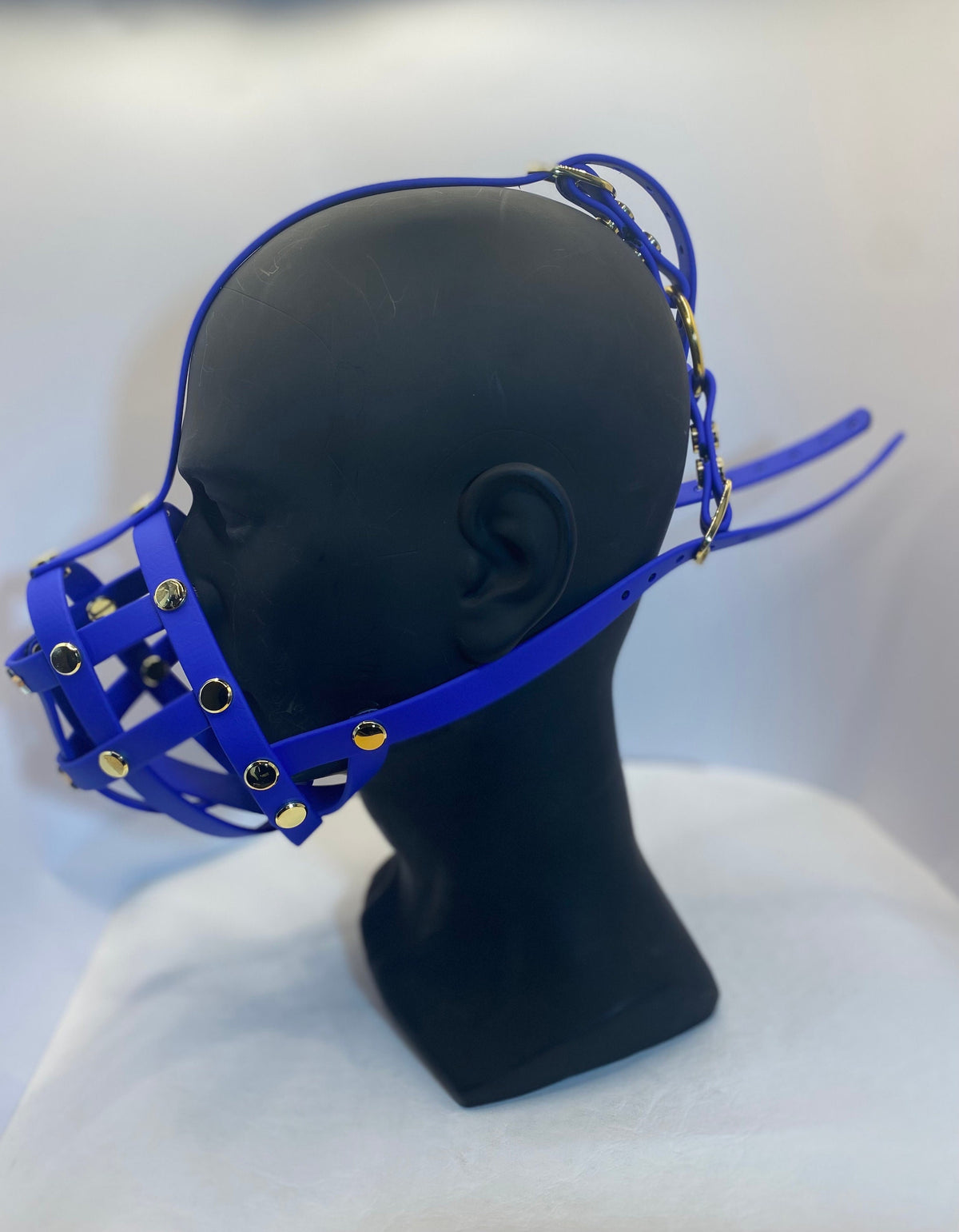 Royal Blue Premium Hardware Face Muzzle