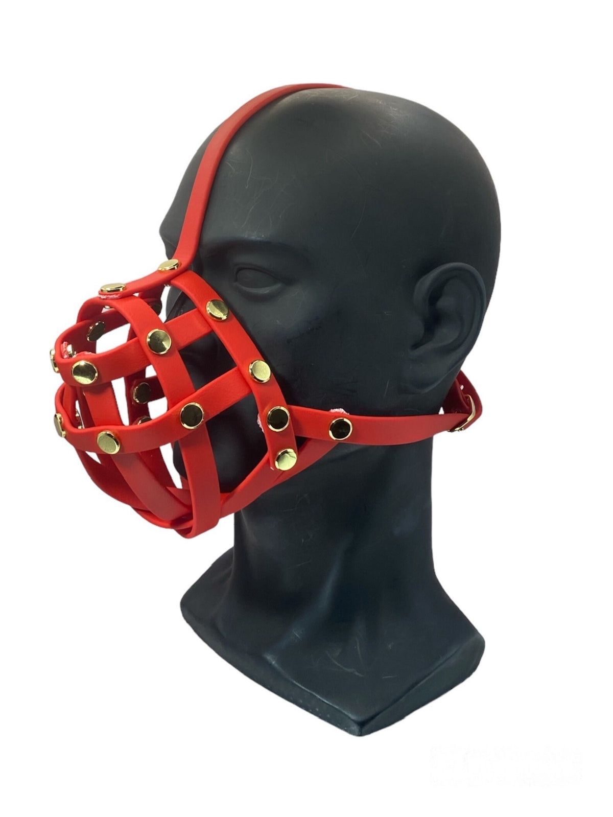 Red Premium Hardware Face Muzzle