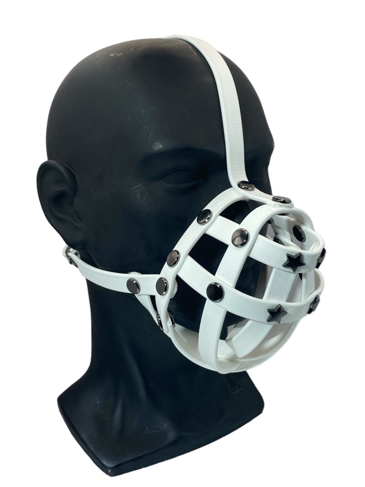 White Premium Hardware Face Muzzle